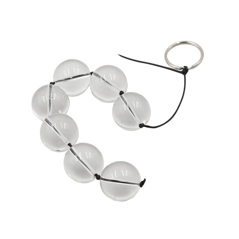 Perles anales en verre LATETOBED BDSM LINE, 4 tailles