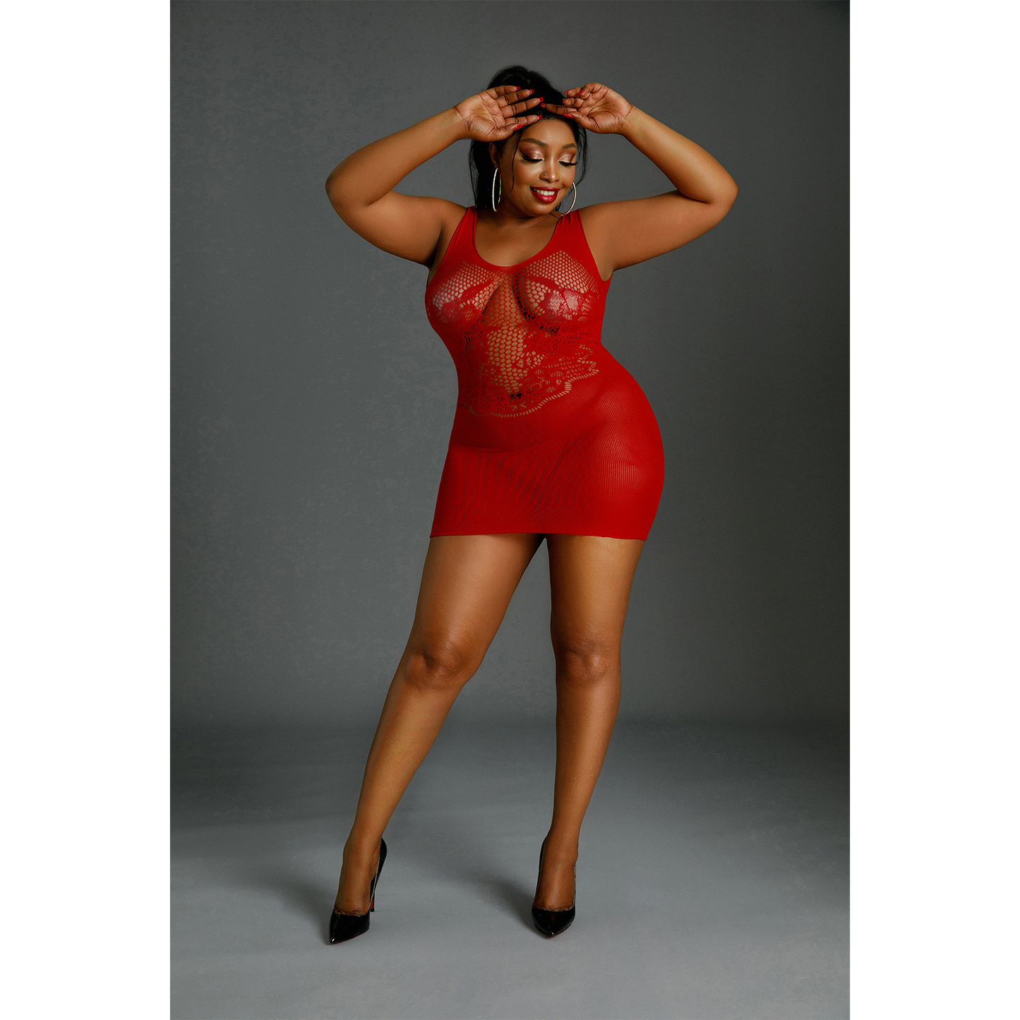Robe Bodystolking Rouge Model 08 Queen