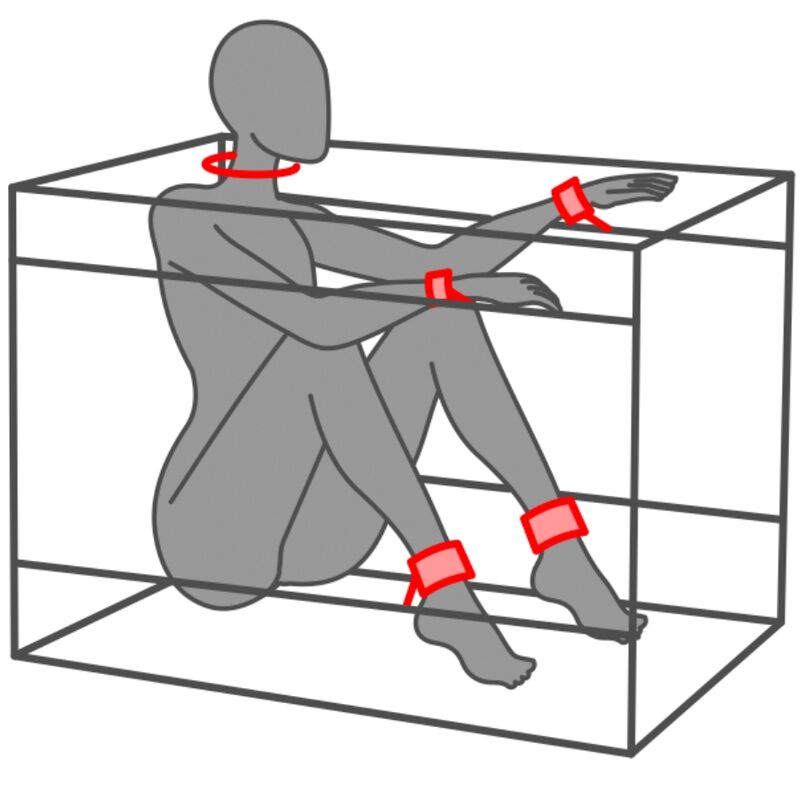 SECRET DOME - Kink club la niche cabine noir et rouge