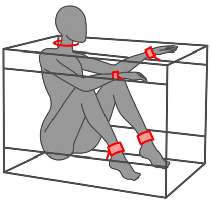 SECRET DOME - Kink club la niche cabine noir et rouge