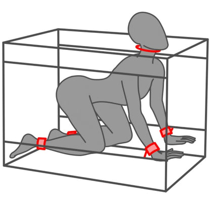 SECRET DOME - Kink club la niche cabine noir et rouge