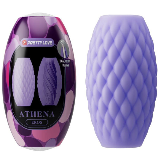 PRETTY LOVE - Masturbateur pour homme en silicone athena eros violet