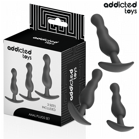 ADDICTED TOYS - Lot de 3 plug anal