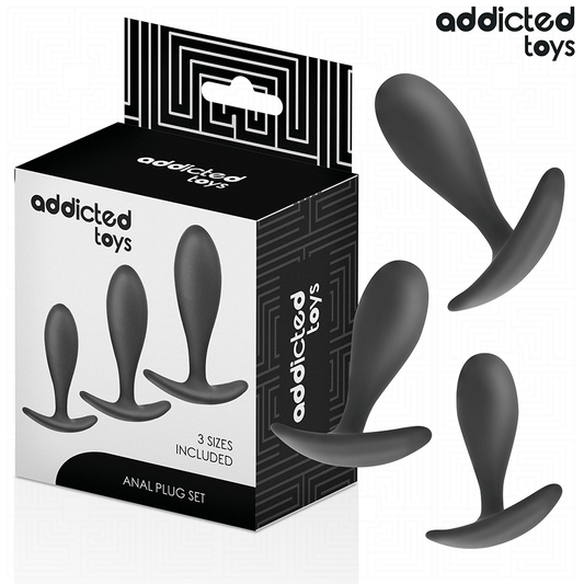 ADDICTED TOYS - Lot de 3 plug anal