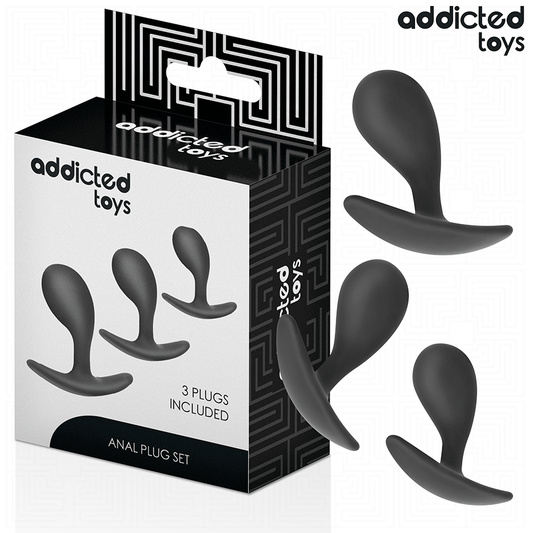 ADDICTED TOYS - Lot de 3 plug anal