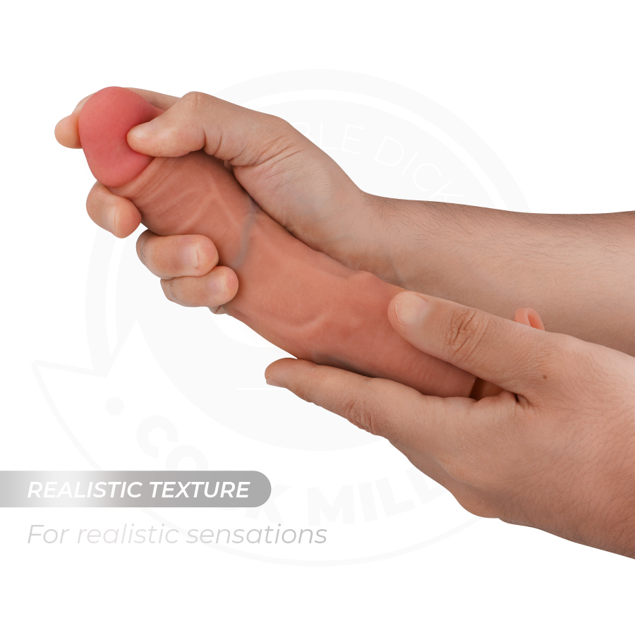 COCK MILLER - Gode hyper-réaliste à ventouse et à poussée avec télécommande 21,5 cm