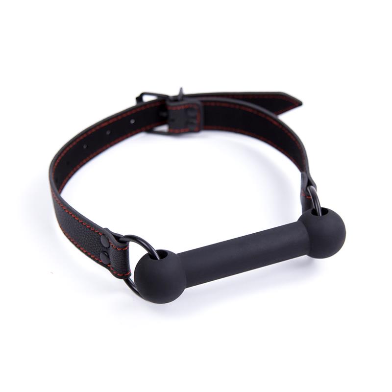 FETISH ADDICT bâillon réglable en silicone noir