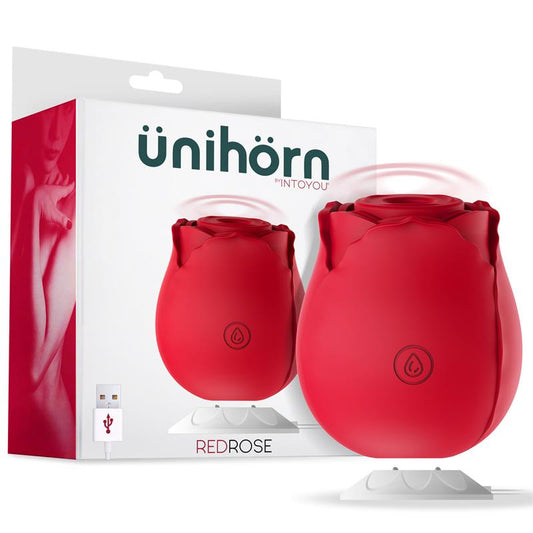 ÜNIHÖRN REDROSE clitoral sucker avec base magnétique usb silicone