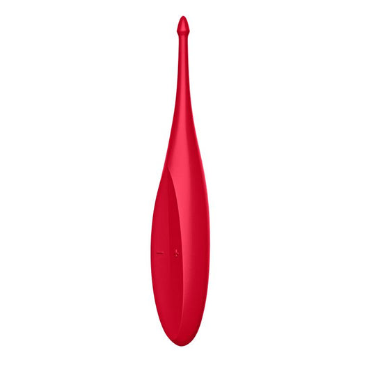 Vibromasseur rouge en silicone