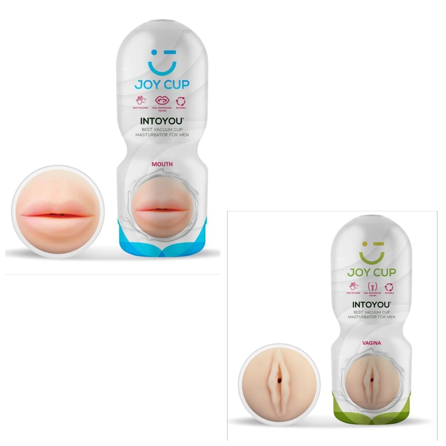 JOY CUP masturbateur bouche + Vagin