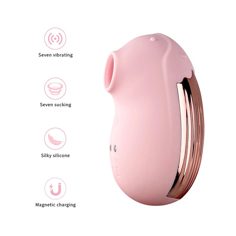 Ventouse clitoridien vibrante ÜNIHÖRN BUGYPINK