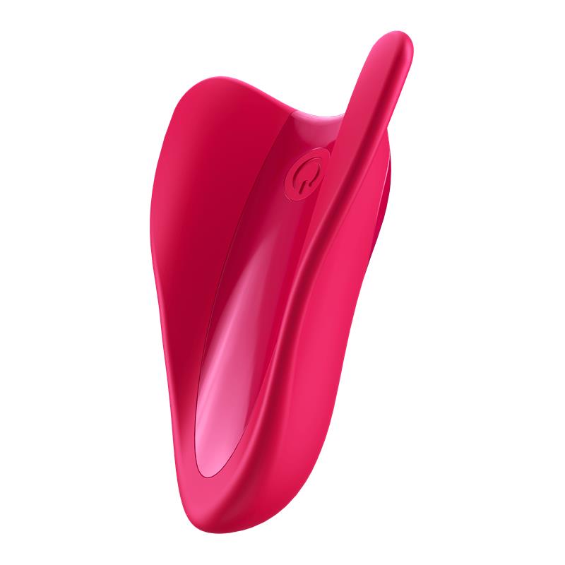 Vibromasseur compact rouge