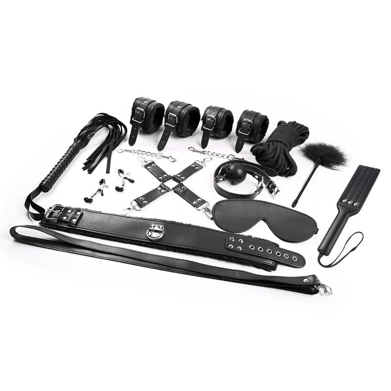Set noir Bondage de 11 pièces
