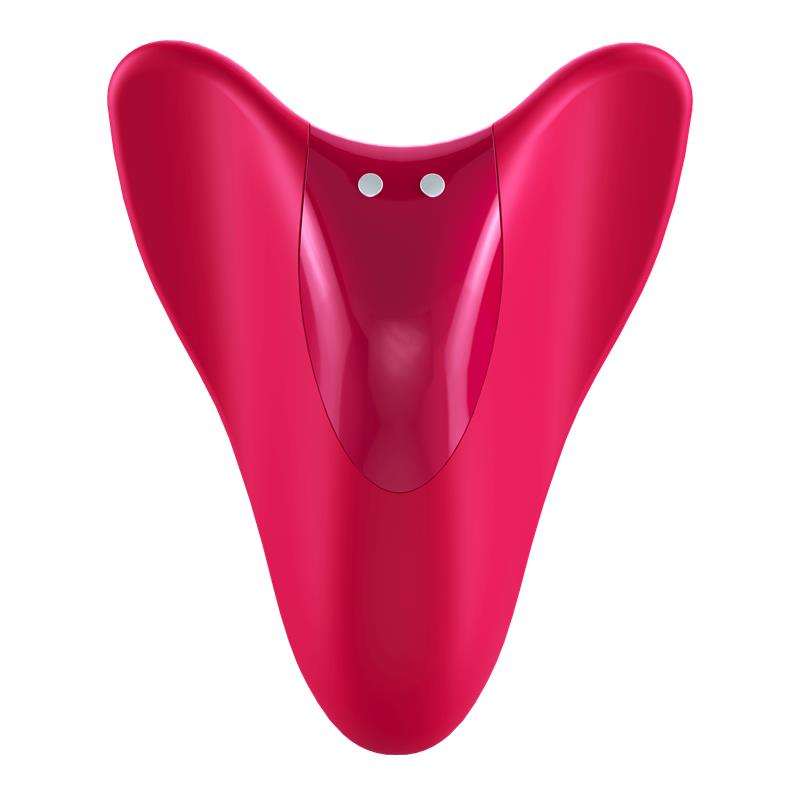Vibromasseur compact rouge