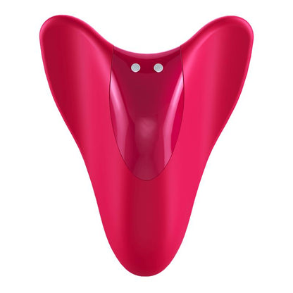 Vibromasseur compact rouge