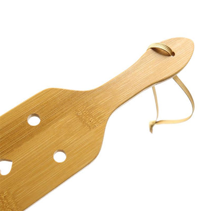 Paddle en bambou avec cœurs - 33cm