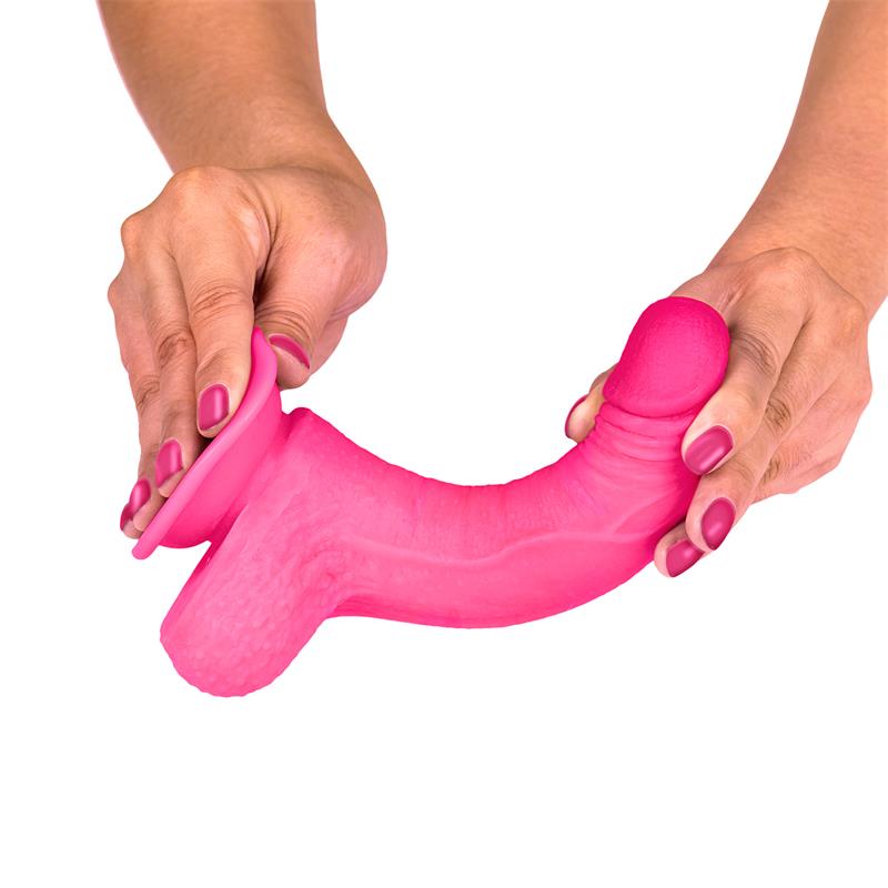 LIKETRUE SLIDY dildo réaliste double couche rétractable et ajustable 7"