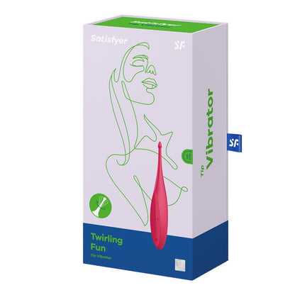 Vibromasseur rouge en silicone